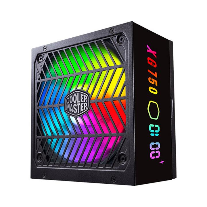 منبع تغذیه کامپیوتر کولرمستر مدل XG750 PLUS PLATINUM ARGB Cooler Master XG750 PLUS PLATINUM Full Modular Power Supply